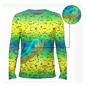 Camisetas de Pesca de Material Suave, Camisetas de Pesca de Secado Rápido para Uso en Exteriores, Camisetas de Pesca con Estilo Moderno - Product Image 3