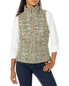 Mode femmes gilet bouffant confortable style bodywarmer femmes gilet bouffant isolé matelassé sans manches haut d'hiver - Product Image 2