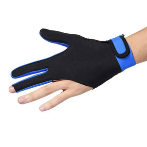 Cómodos guantes de piscina de tres dedos Guante de billar personalizado Guante de billar de una mano de billar personalizado OEM - Product Image 3