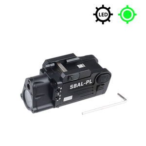 ไฟฉายยุทธวิธี SBAL-PL พร้อมเลเซอร์ คอมโบไฟ LED ขนาดกะทัดรัด แสงเลเซอร์สีแดง ความสว่างสูง ใช้งานได้หลากหลาย เหมาะสำหรับอุปกรณ์เสริมการล่าสัตว์ - Product Image 4