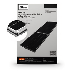 Panel Solar Bifacial Monocristalino Tipo N de 595W Qcells Modelo 3/BFG con Marco de Acero, Empaquetado en Palé, Ensamblado en EE. UU. - Product Image 3
