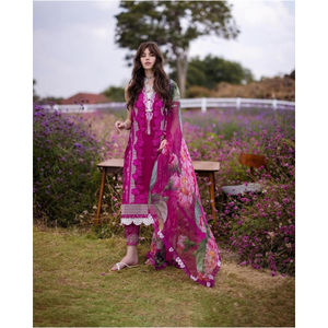 Fabricant et fournisseur professionnels tous les types de costumes indiens pakistanais Shalwar Kameez pour les femmes hiver été robes décontractées - Product Image 3