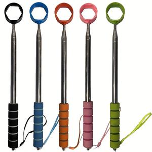 Recogedor <span class=keywords><strong>de</strong></span> Pelotas <span class=keywords><strong>de</strong></span> Golf Retráctil <span class=keywords><strong>de</strong></span> Acero Inoxidable, Poste Telescópico con Ventosa, Herramienta <span class=keywords><strong>de</strong></span> Rescate Acuático para Lagos, Estanques, Ríos y Campos <span class=keywords><strong>de</strong></span> Golf - Product Image 1