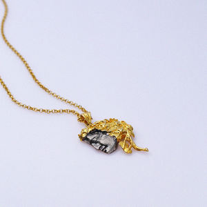 Dionysos figura diseño Vintage 22K oro encanto collar venta al por Mayor turco hecho a mano 925 joyería de plata esterlina - Product Image 2