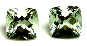 Piedras preciosas sueltas Naturales de La India, corte de cojín facetado, piedras preciosas de amatista de color verde Natural, lo mejor para hacer joyas, uso a granel - Product Image 2