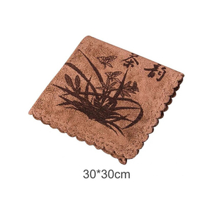 Torchon tricoté écologique personnalisé en coton doux et torchons à séchage rapide imprimés sur mesure dans la cuisine - Product Image 1