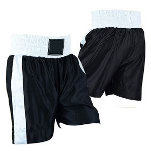Shorts de boxe personnalisés de haute qualité pour hommes Shorts de combat légers de couleur unie fabriqués au Pakistan Tarif de gros - Product Image 5