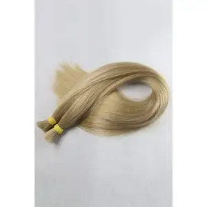 Bulk hair blonde smooth 100% Vietnamese real human hair, factory wholesale best price by TL hair company