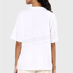 Offre Spéciale Femmes T-shirt surdimensionné Logo personnalisé Coton Polyester Séchage rapide Respirant Toutes les tailles disponibles - Product Image 2