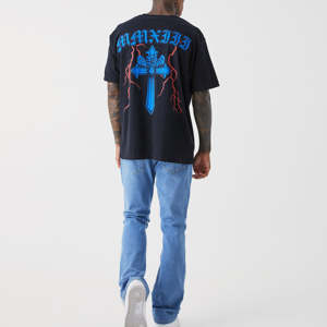 Pantalones Vaqueros Anchos de Hombre Personalizados de Alta Calidad, Estilo Vintage, Corte Holgado, Cintura Media, Lavados - Product Image 2