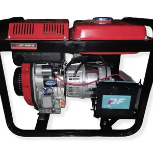 Generator listrik Diesel 6,5kw, generator daya portabel DG7800E fase tunggal