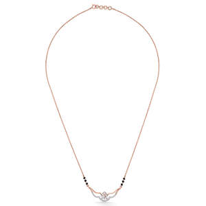 Collier Mangalsutra Tanmaniya en Diamant Aura Sacrée - Product Image 3