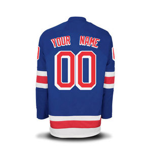 2025 nueva camiseta de Hockey Retro cosida con estampado 3D clásica auténtica camiseta de Hockey para hombre uniforme de Hockey sobre hielo de manga larga - Product Image 2