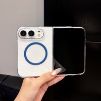 Casing Ponsel Magnetik Transparan Harga Terjangkau untuk Iphone Duo