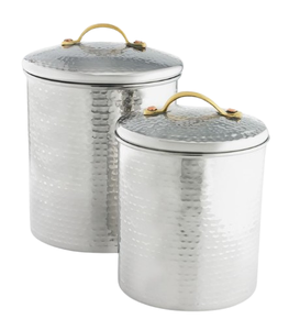 Premium Quality Stainless Steel Food Container Vintage Kitchen Canister for Home Kitchen Tabletop Versatile <b>Storage</b> Usage - Product Image 6