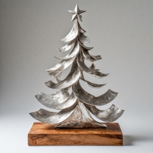 DazzleSprig AuraBranch EternaBloom Escultura de árbol de metal decorativa hecha a mano para el hogar y la Oficina - Product Image 6