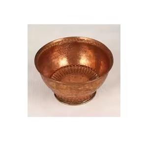 Tazón Decorativo de Cobre, Nuevo Diseño, para Servir Alimentos, Frutas, Pasta, con Servidor de Alimentos - Product Image 1