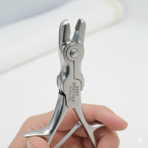 Rongeur osseux orthopédique en acier inoxydable, instrument chirurgical réutilisable, autoclavable, fabricant OEM - Product Image 3