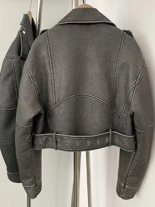 Vestes en cuir véritable de qualité supérieure en gros pour femmes, coupe-vent, veste en cuir véritable tendance, vestes pour femmes élégantes personnalisées - Product Image 2