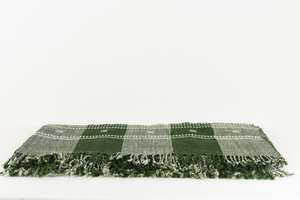 ผ้าวูลผ้าห่มโยนสบายสำหรับฤดูหนาวทำด้วยมือ100% Merino ลายสก๊อตออกแบบห้องนอนโซฟาตกแต่งบ้านขายส่ง - Product Image 5