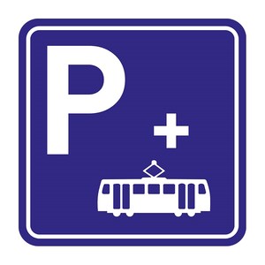 Señal de Estacionamiento Reflectante P-3h para Usuarios de Tranvías, Señal de Precaución y Advertencia de Tráfico Vial - Product Image 3