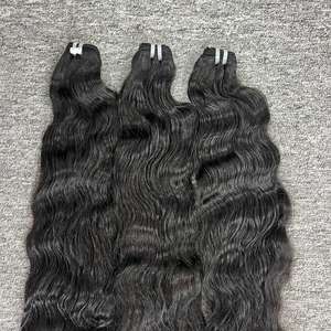 ผมดิบจากกัมพูชาสำหรับต่อผมผมมนุษย์แบบไม่ผ่านกระบวนการผมแบบ100% จากธรรมชาติ - Product Image 3