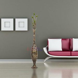 Metal Elegance Refined Industrial the Metal Flower <b>Vase</b> for Home and Tabletop Centerpiece - Product Image 1