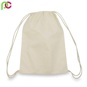 High Quality Organic Cotton Drawstring Shopping Bags Cheap Wholesale Custom Promotional Price - Product Image 5