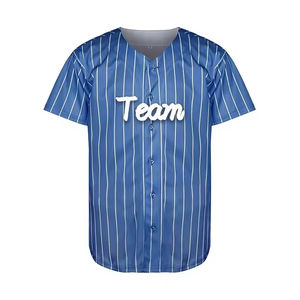 เสื้อเบสบอลไซส์ใหญ่ ระบายอากาศได้ดี พิมพ์ลายแบบซับลิเมชั่น รับสกรีนโลโก้ เสื้อกีฬาแบบยูนิเซ็กซ์ ดีไซน์เรียบง่าย - Product Image 4