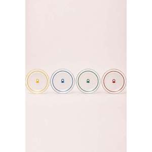 Ensemble d'assiettes en verre multicolores Be-Kct0037 - Multicolore - Product Image 4