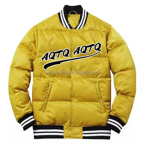 Chaqueta Universitaria de Hombre 100% Algodón, Chaqueta Bomber Retro de Béisbol, Chaqueta Letterman con Frente Recto, Ropa de Calle Elegante, Ropa Exterior Informal de Moda - Product Image 4