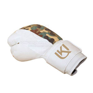 Guantes de Boxeo de Cuero Genuino en Venta en Línea, Marca Privada, Guantes de Boxeo Transpirables Personalizados - Product Image 4