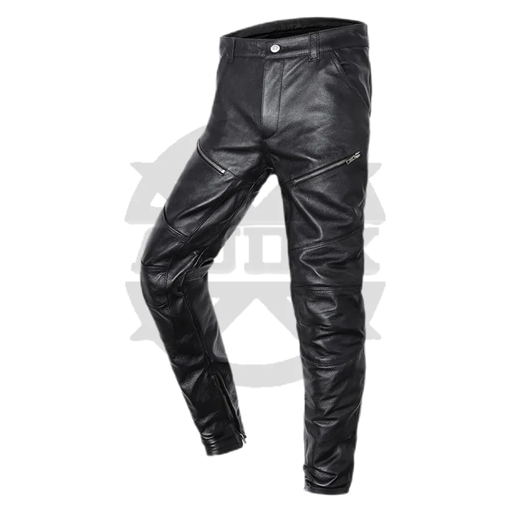 Premium Quality Motorcycle Riding Pants Leather Pants Motorbike Motocross Pants with Armored for Men