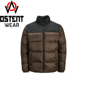 Veste d'hiver matelassée unisexe de haute qualité en toile imperméable et respirante, design à bulles, capuche brillante amovible - Product Image 6
