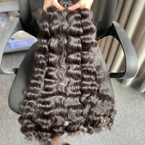 Vente en gros de cheveux humains naturels tissage profond vietnamiens paquets de cheveux cambodgiens bruts non traités HD Lace Soft Hand Feeling Hairvietnam - Product Image 6