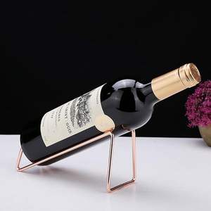 Decorative Tabletop Iron <b>Wine</b> Bottle <b>Holder</b> With Elegant Style Suitable For Dinner Parties And Special Occasions - Product Image 5