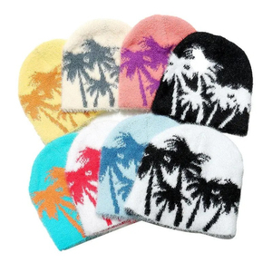 Cómodos gorros de lana para hombre, mezcla de lana, diseño de Jacquard de Color, logotipo personalizado, sombreros de invierno, transpirables, impermeables, ajustables para adultos - Product Image 6
