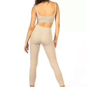 Conjuntos de yoga para mujer de calidad superior más vendidos, transpirables, de talla grande, con diseño de logotipo personalizado, nuevos y exclusivos - Product Image 6