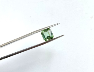 Tourmaline verte de 3,85 carats, taille facettée, pierre précieuse à changement de couleur, haute qualité pour la fabrication de bijoux fins, naturelle - Product Image 1