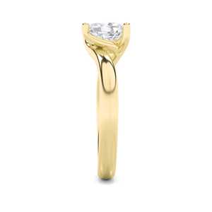 Anillo De Diamante Solitario Corte Cojín En Oro - Product Image 3