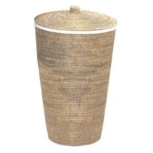 Handmade lớn XL mây wicker lưu trữ giỏ tre có nắp đậy vải dệt giặt Hamper nhà sử dụng hàng ngày Phong Cách-Việt Nam bán buôn anh - Product Image 6