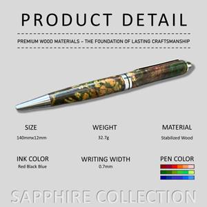 Business School Personalized Resin <b>Pen</b> Promotional Stabilied Wood Ballpoint <b>Pen</b> with Custom Logo Printed - Product Image 2