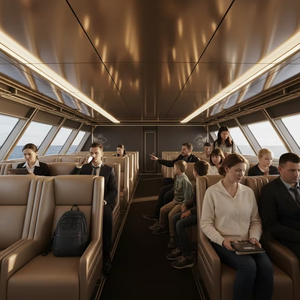 Yacht de croisière personnalisé UBI 1450, coque en aluminium de 11,8 m, HD-1180B, 50 passagers, moteur inboard, Chine - Product Image 3