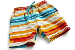 Shorts de Baño para Hombre, Estilo Vintage, Poliéster y Elastano, Secado Rápido, con Cordón Ajustable, Traje de Baño Casual de Verano, Shorts de Playa, Venta al Por Mayor OEM - Product Image 4