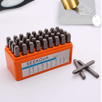 Boasta 36PCS Steel Alphabet Number Punch Set Metal Stamping Tool for Jewelry Making Leather Wood Hand Stamping Kit