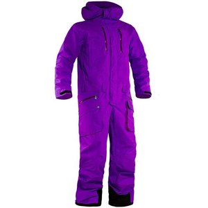 Combinaison de ski d'hiver imperméable et respirante avec fermeture éclair, ensembles de snowboard, sur mesure OEM, tailles uniques unisexes - Product Image 2