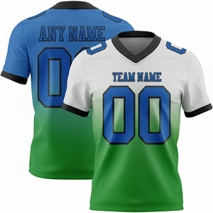 Maillot de football américain personnalisé, respirant, en polyester de haute qualité, uniformes sportifs, fabricant en gros - Product Image 3