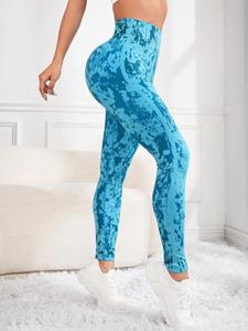 Mallas de compresión al por mayor para mujer, mallas sublimadas duraderas transpirables de secado rápido de Color sólido de nuevo estilo de alta calidad - Product Image 6