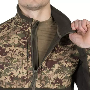 Veste en polaire légère et respirante avec fermeture éclair, panneaux softshell renforcés et design multi-poches LEGATUS CAMO - Product Image 3