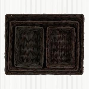 Juego de 4 Cestas de Almacenamiento de Mimbre, Cesta de Almacenamiento Hecha a Mano, Ecológica, Hecha en Vietnam - Product Image 6